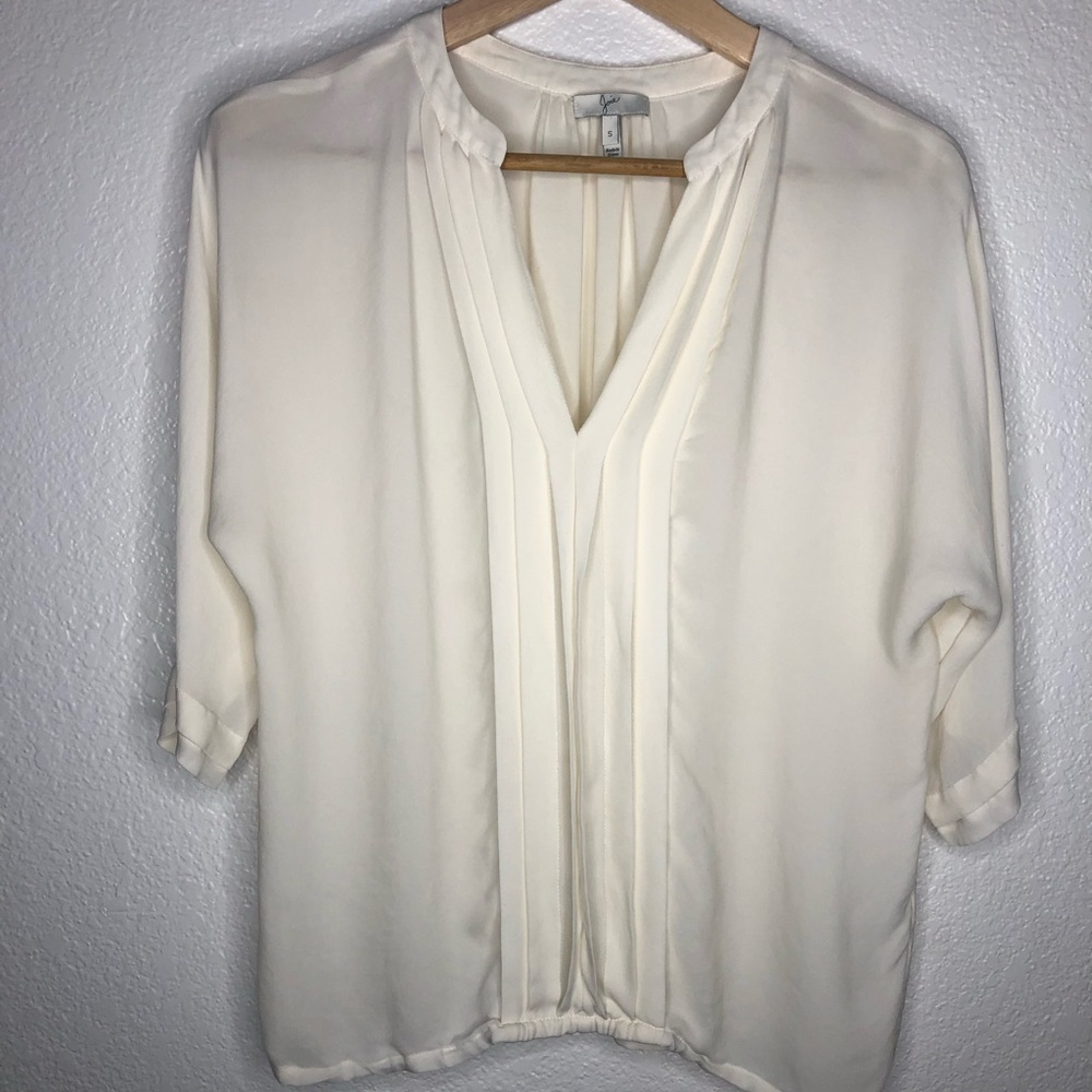 Joke white sheer blouse